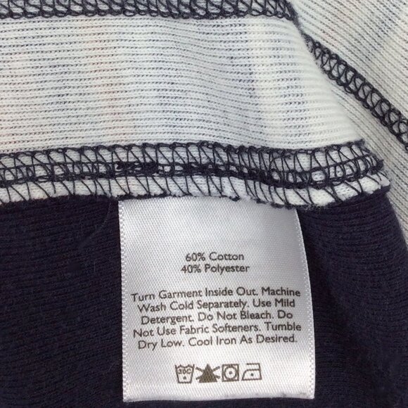 Eddie Bauer Legend Wash Sweatshirt Top Womens Size 2XL Navy Blue Aztec Western - Picture 9 of 9